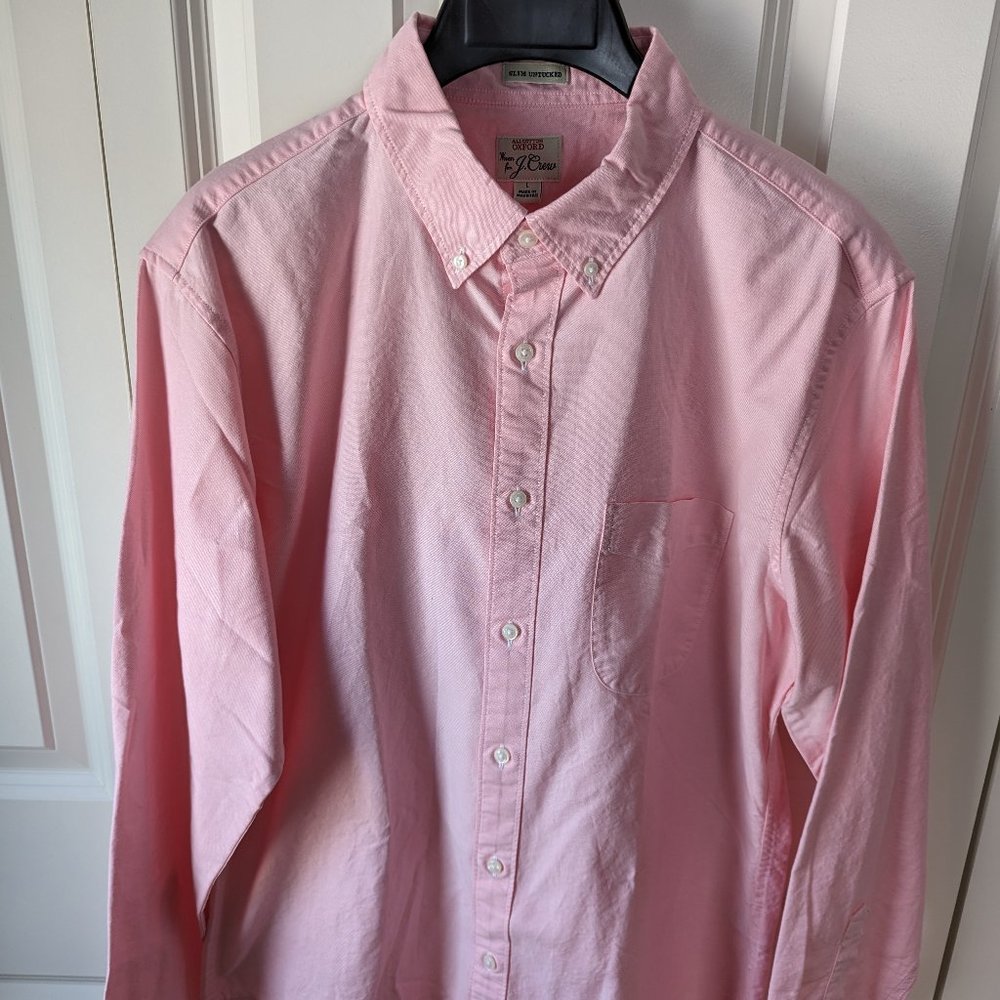 J Crew Oxford Shirt, Slim Untucked